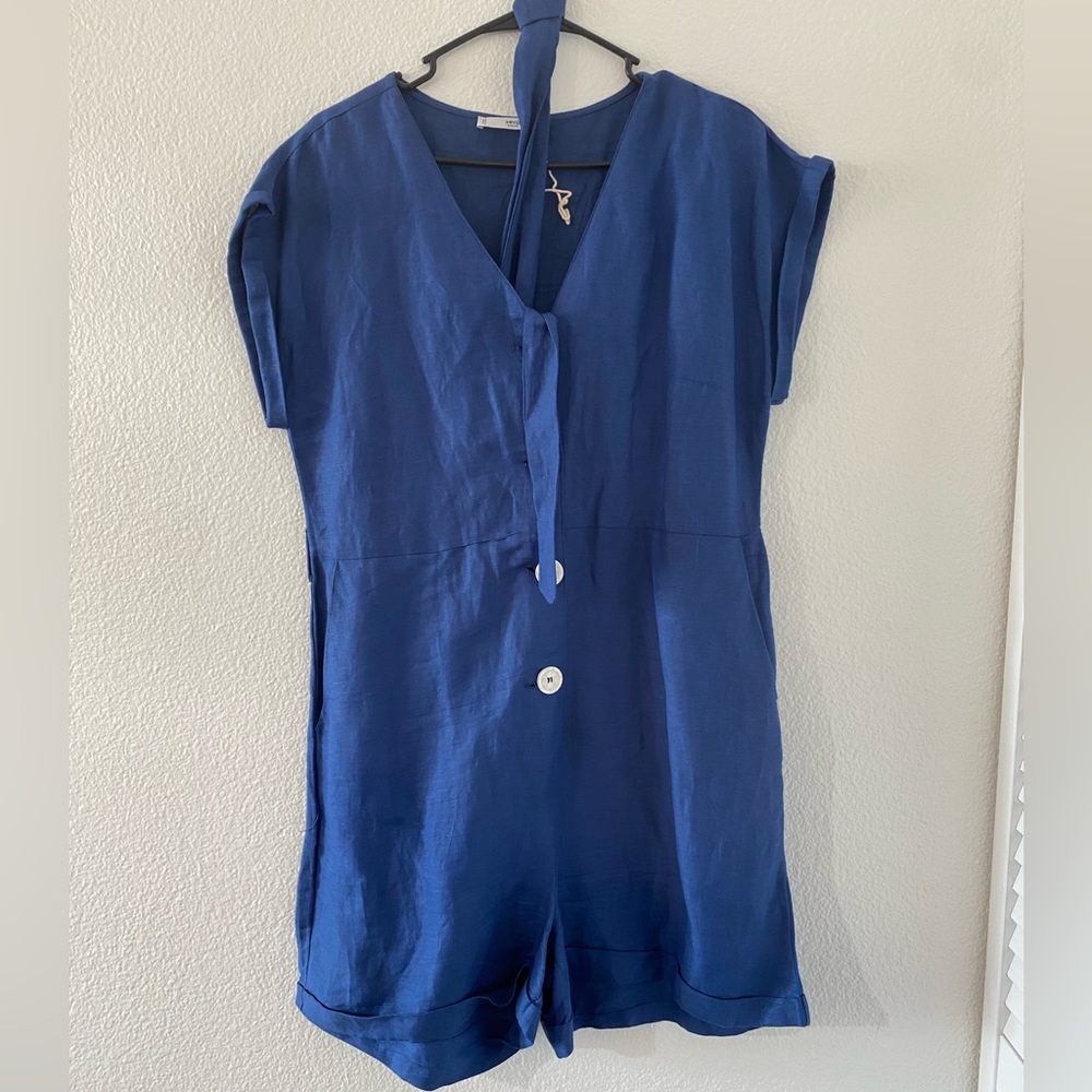 Royal blue romper
